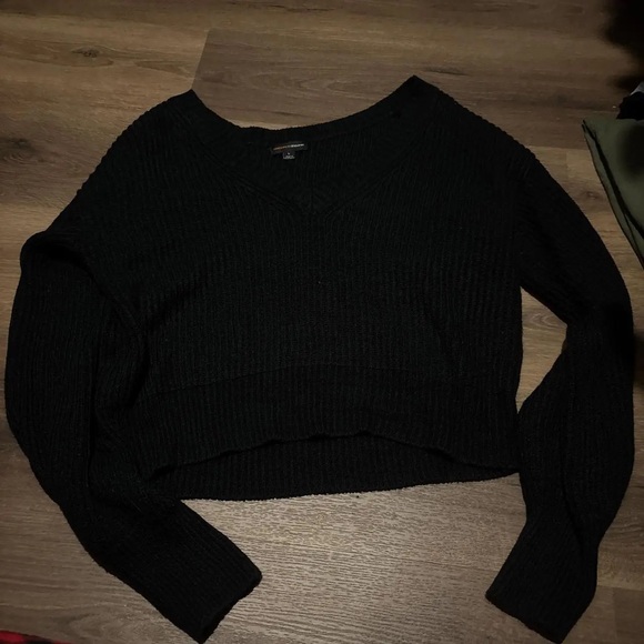 Ambiance Sweaters - Ambiance Black Women's Sweater